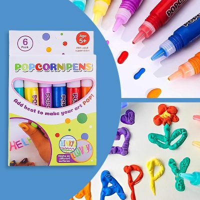 Маркери за магическо изпъкване (6 бр.) | PUFFPENS
