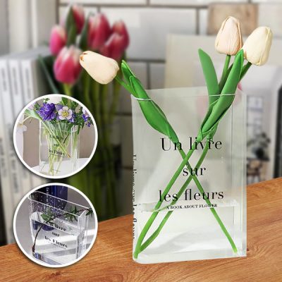 Шикозна Ваза за Цветя във Формата на Книга | FLOWERFRAME