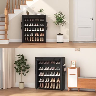 Преносим и подреждащ се стелаж за обувки | OMARA