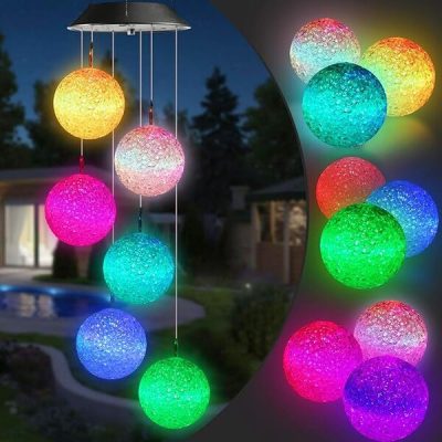 Слънчева LED лампа за окачване | AURAWIND